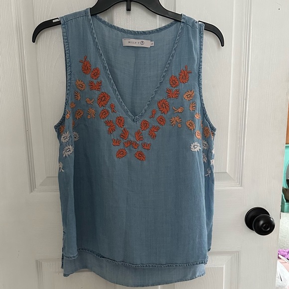 Billy T Molly Embroidered Tank - Picture 2 of 4